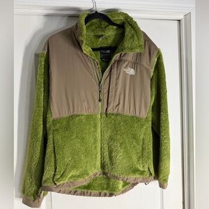 The North Face Summit Series Olive and Khaki Fleece Jacket Women’s Size L
